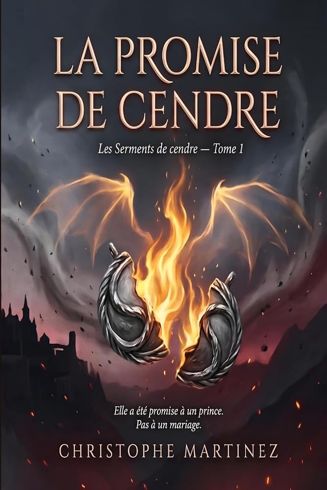 Couverture : La Promise de cendre